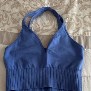 FP Movement by Free People Blue Crop Top